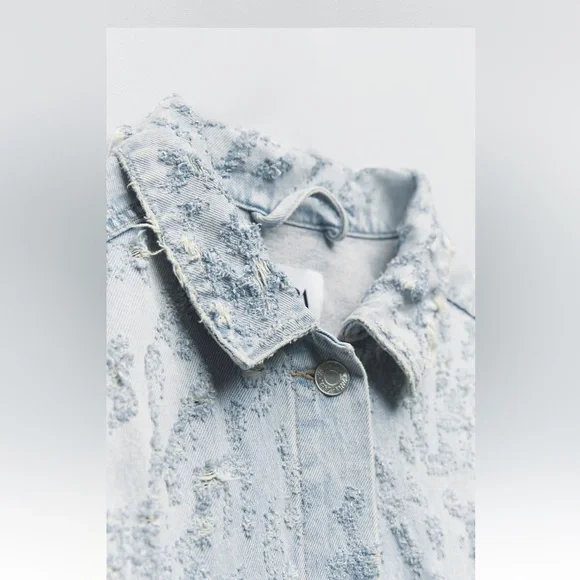 ✨SALE✨ ZARA OVERSIZED DENIM JACKET ✨SALE✨ - Picture 13 of 14